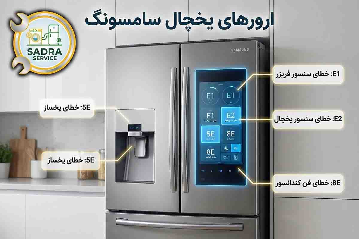 ارور یخچال سامسونگ