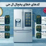 ارورهای یخچال ال جی